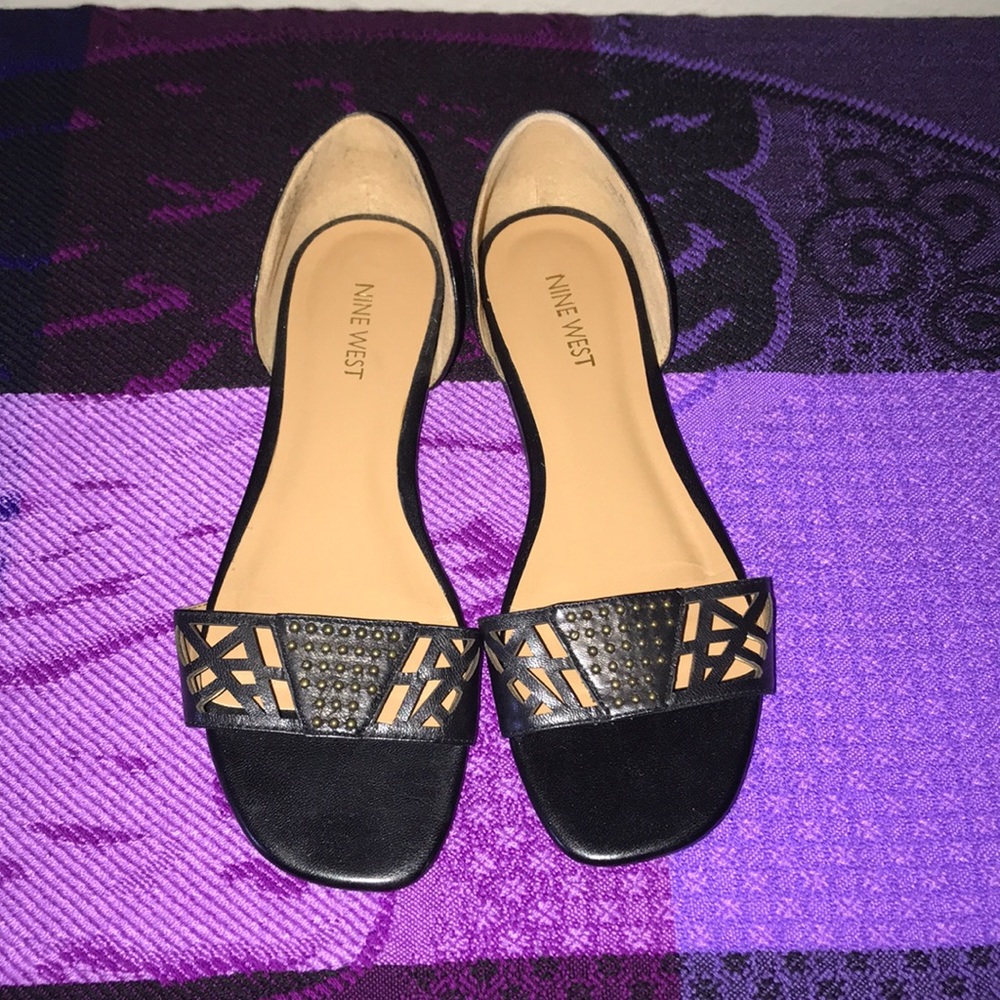 Nine West Black Sandals